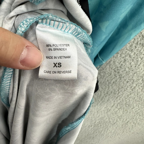 Vtg Y2K New York & Co Maxi‎ Dress Womens XS Blue Feminine Boho Fairy Ethereal - Picture 7 of 8